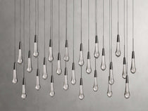 Soltaire Crystal Linear Chandelier 37" 50" 60" 70" 87" 120"W