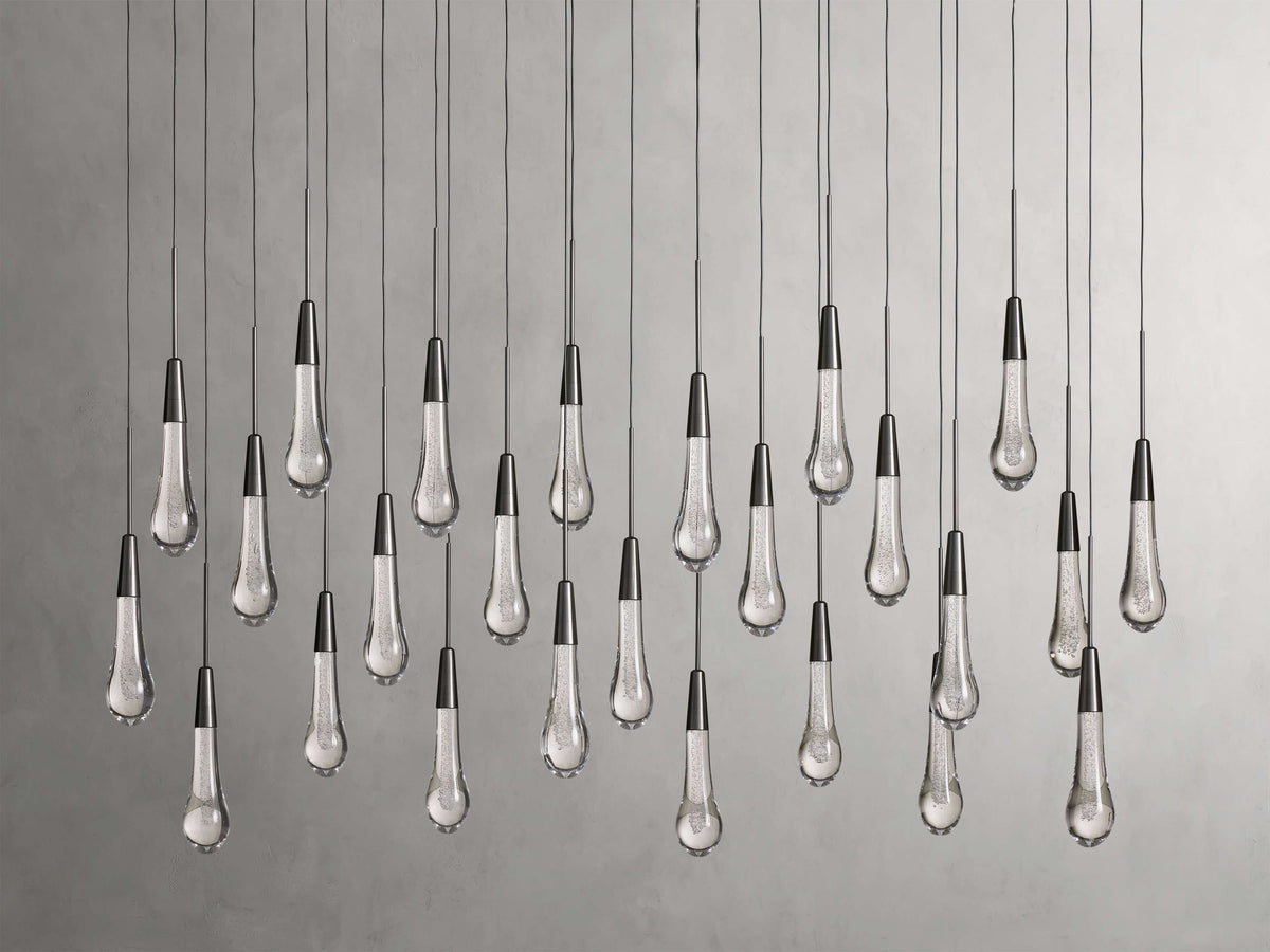Soltaire Crystal Linear Chandelier 37" 50" 60" 70" 87" 120"W