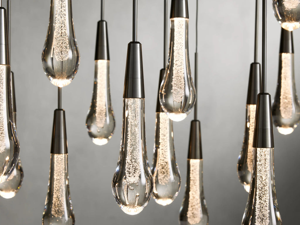 Soltaire Crystal Linear Chandelier 37" 50" 60" 70" 87" 120"W