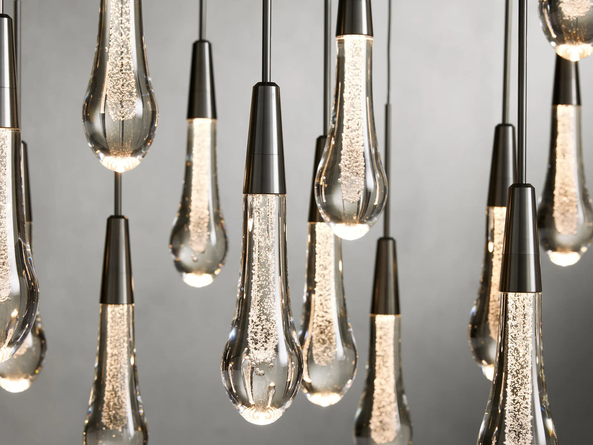 Soltaire Crystal Linear Chandelier 37" 50" 60" 70" 87" 120"W