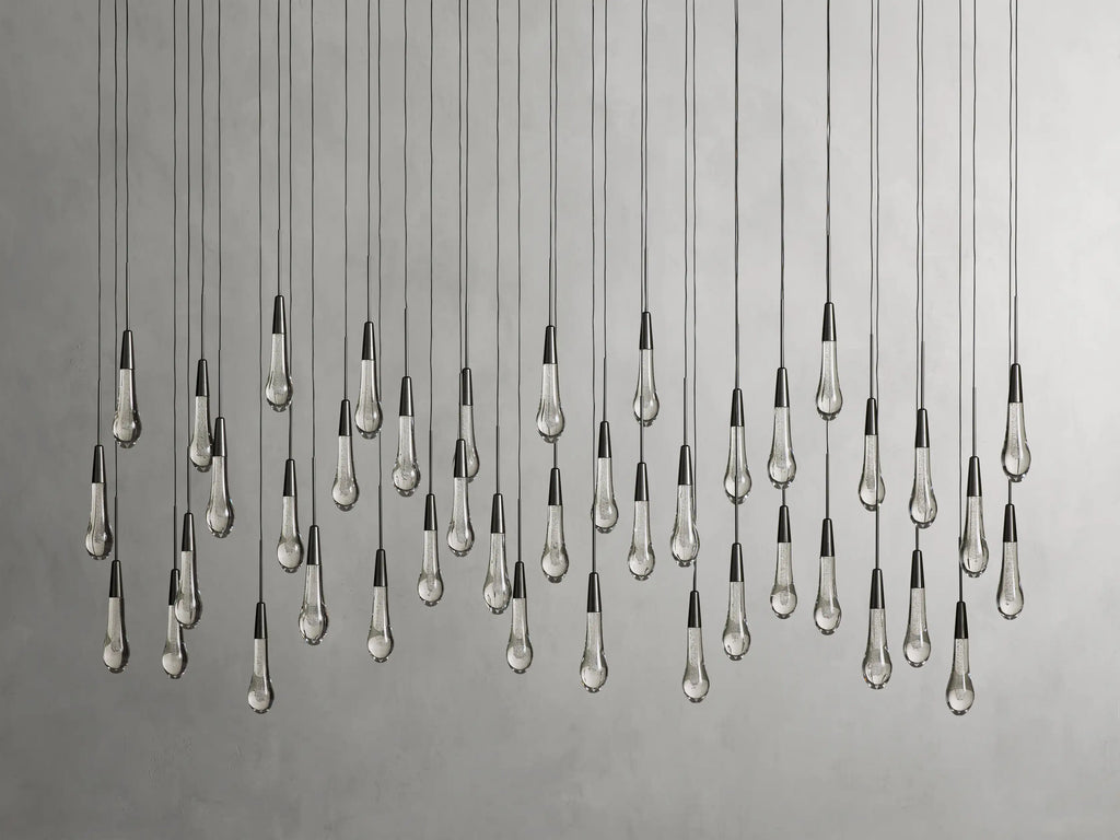 Soltaire Crystal Linear Chandelier 37" 50" 60" 70" 87" 120"W