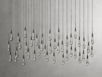 Soltaire Crystal Linear Chandelier 37" 50" 60" 70" 87" 120"W