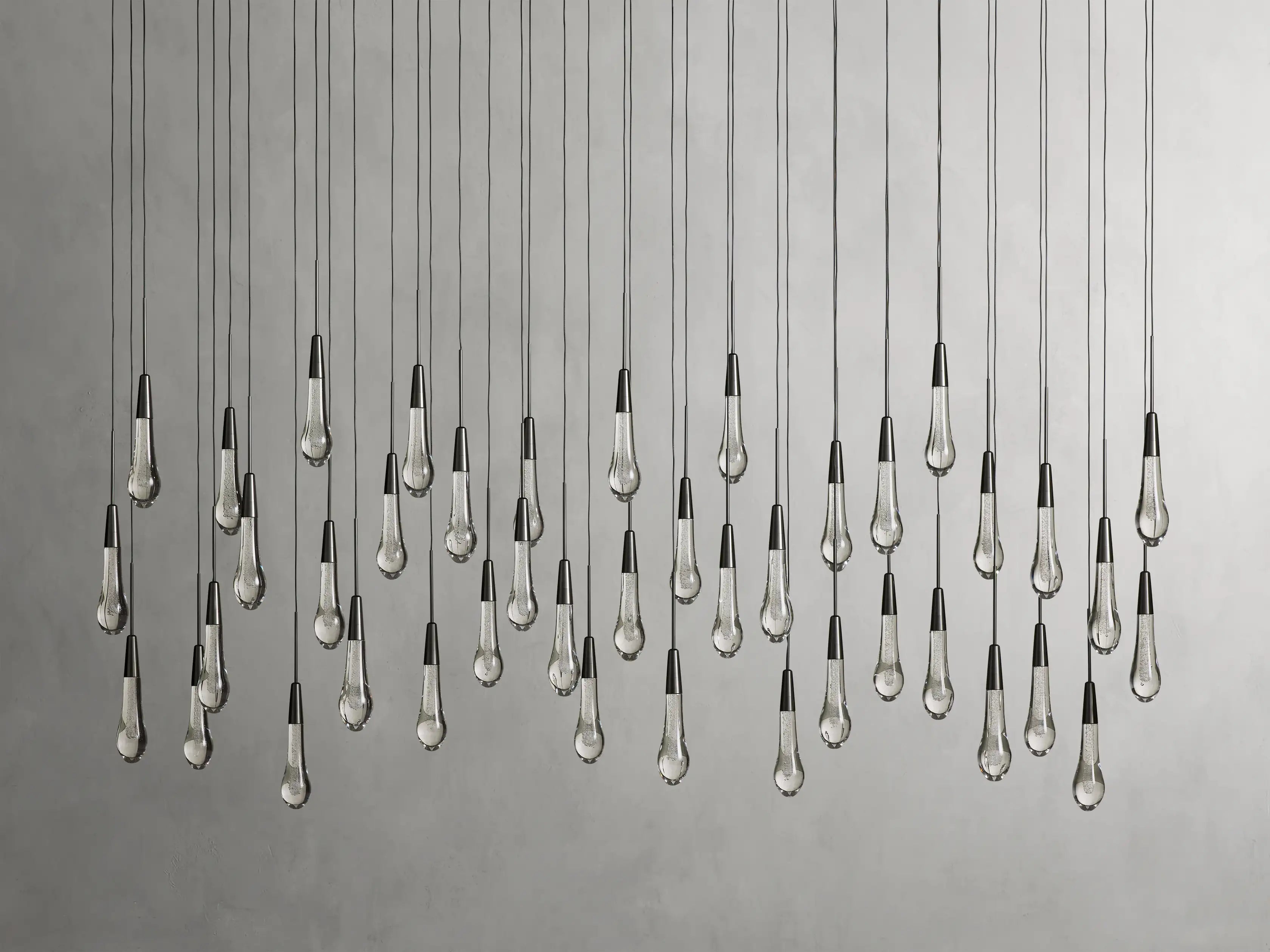 Soltaire Crystal Linear Chandelier 37" 50" 60" 70" 87" 120"W