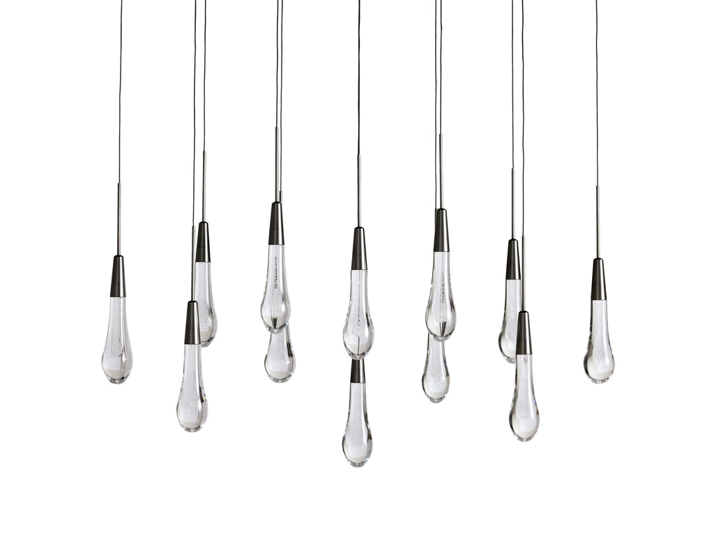 Soltaire Crystal Linear Chandelier 37" 50" 60" 70" 87" 120"W