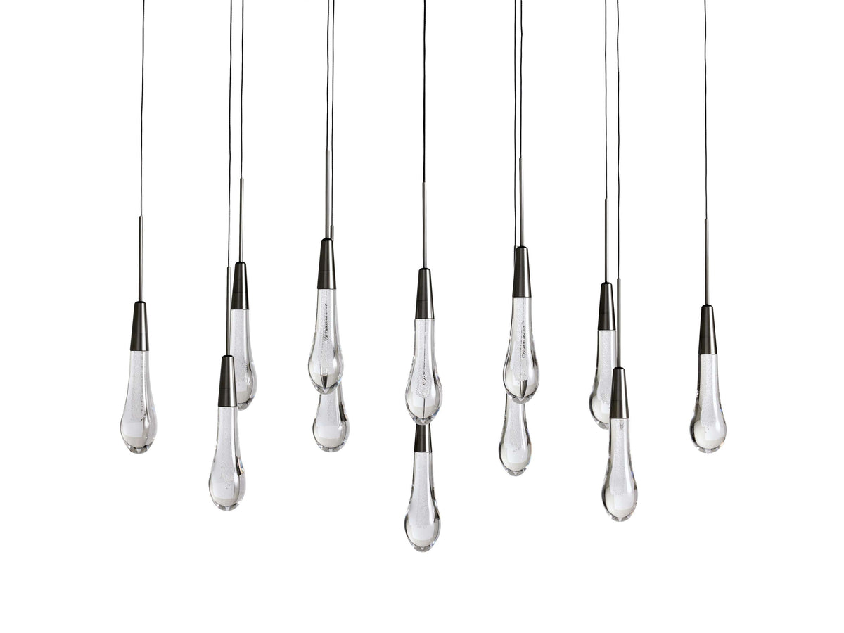 Soltaire Crystal Linear Chandelier 37" 50" 60" 70" 87" 120"W