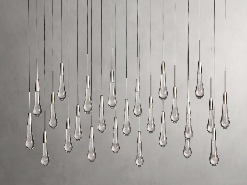 Soltaire Crystal Linear Chandelier 37" 50" 60" 70" 87" 120"W