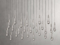 Soltaire Crystal Linear Chandelier 37" 50" 60" 70" 87" 120"W
