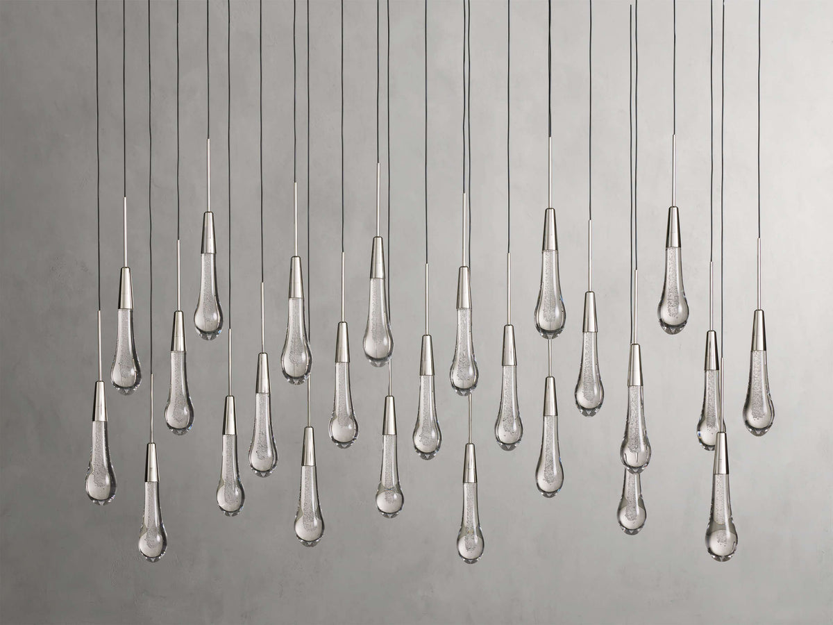 Soltaire Crystal Linear Chandelier 37" 50" 60" 70" 87" 120"W