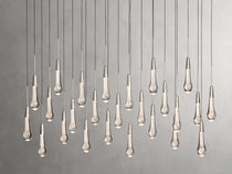 Soltaire Crystal Linear Chandelier 37" 50" 60" 70" 87" 120"W