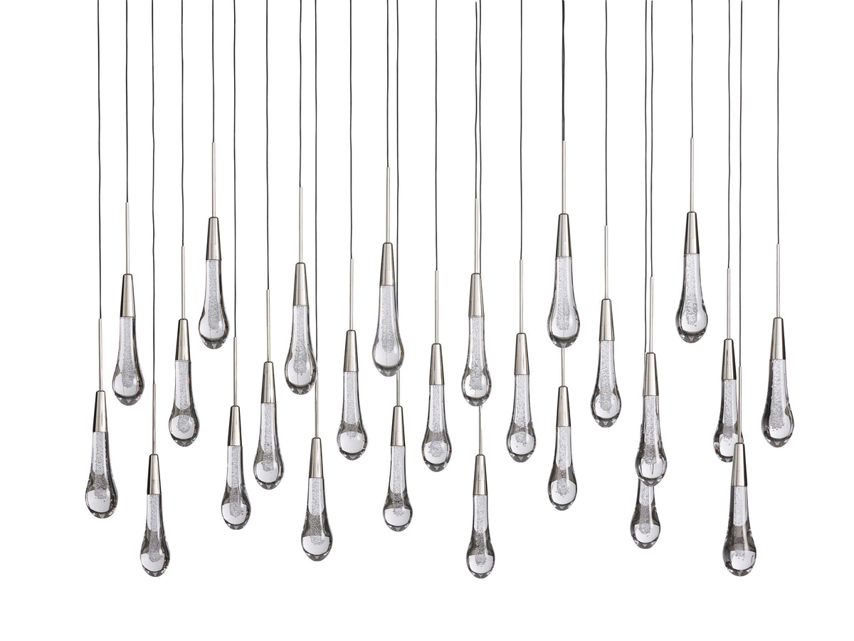 Soltaire Crystal Linear Chandelier 37" 50" 60" 70" 87" 120"W