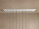 Soltaire Linear Chandelier in Nickel