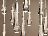 Soltaire Linear Chandelier in Nickel