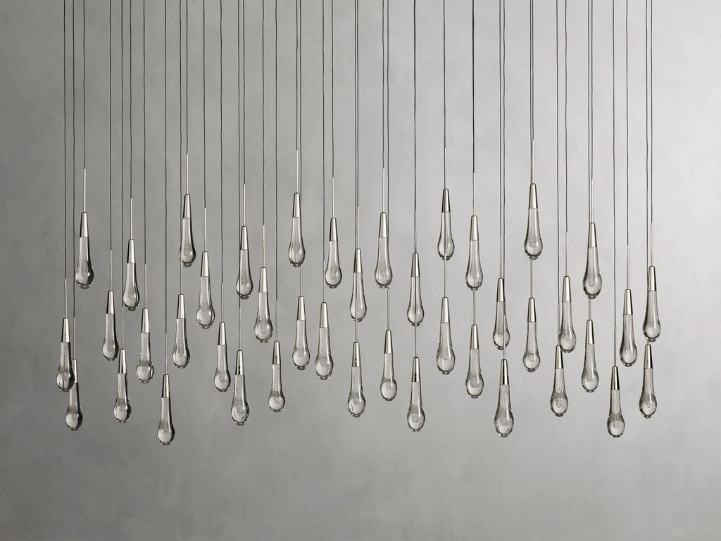 Soltaire Crystal Linear Chandelier 37" 50" 60" 70" 87" 120"W