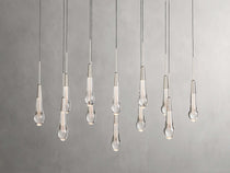 Soltaire Crystal Linear Chandelier 37" 50" 60" 70" 87" 120"W