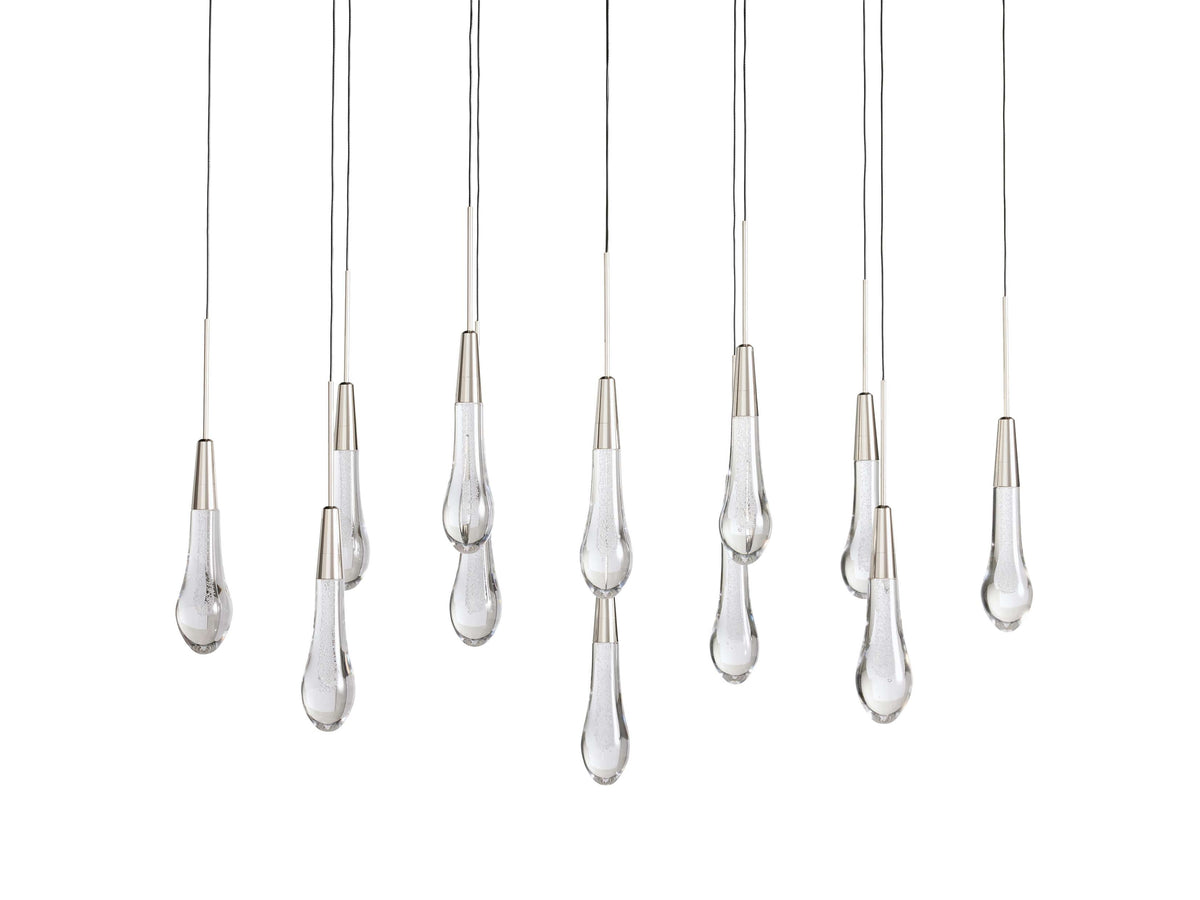 Soltaire Crystal Linear Chandelier 37" 50" 60" 70" 87" 120"W