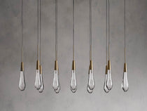 Soltaire Crystal Linear Chandelier 37" 50" 60" 70" 87" 120"W