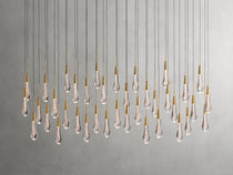 Soltaire Crystal Linear Chandelier 37" 50" 60" 70" 87" 120"W