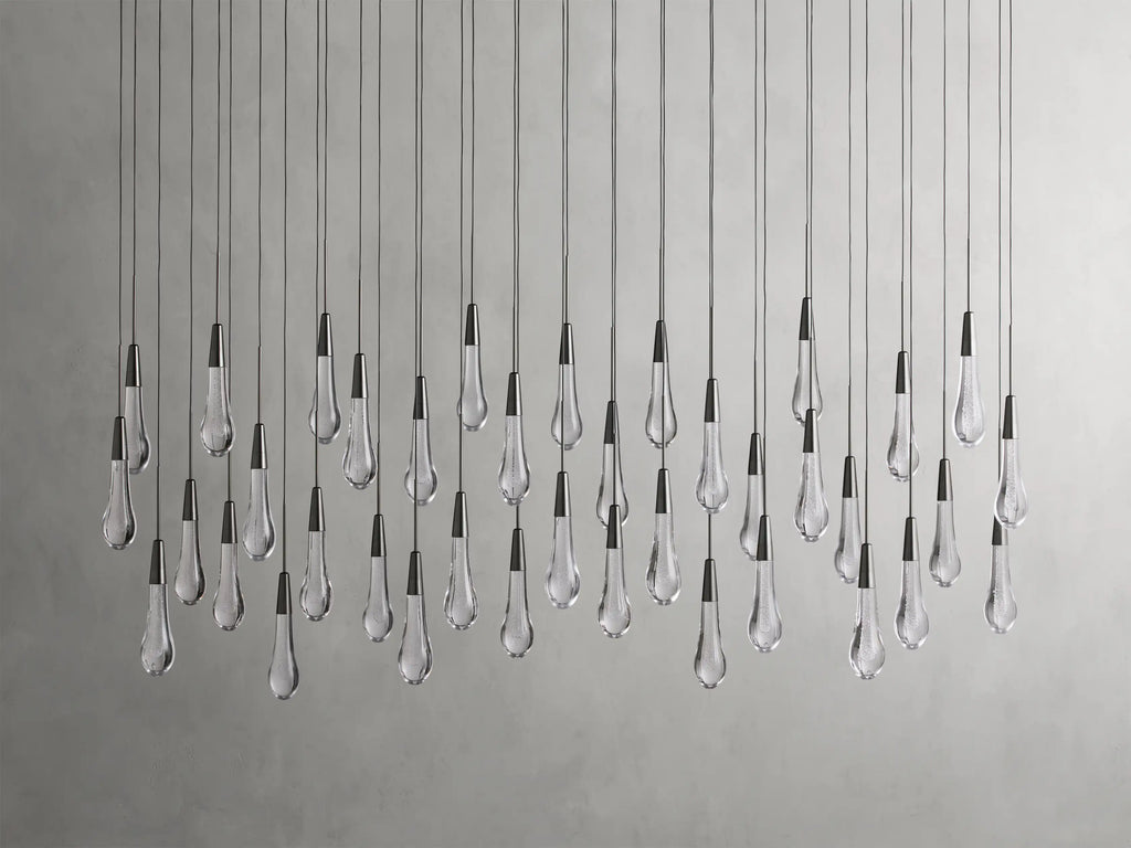 Soltaire Crystal Linear Chandelier 37" 50" 60" 70" 87" 120"W