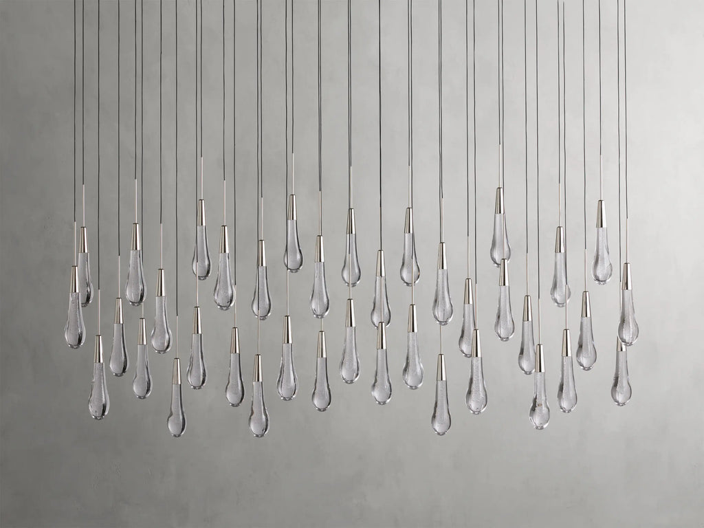 Soltaire Crystal Linear Chandelier 37" 50" 60" 70" 87" 120"W