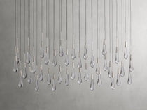 Soltaire Crystal Linear Chandelier 37" 50" 60" 70" 87" 120"W