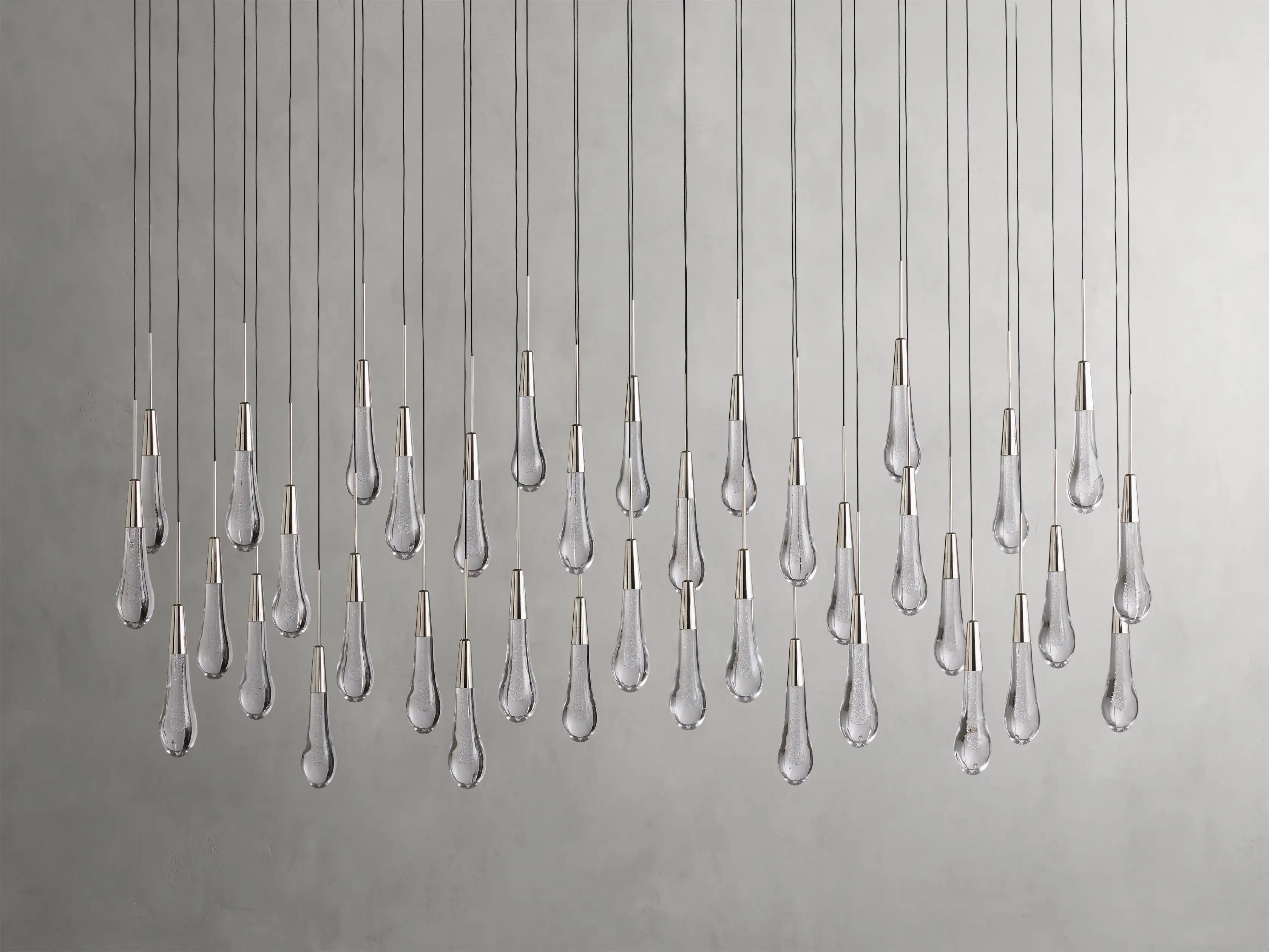Soltaire Crystal Linear Chandelier 37" 50" 60" 70" 87" 120"W