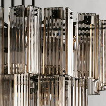 Delsie Round Glass Chandelier 38" 48" 60"
