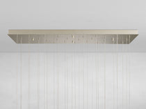 Gianna Rectangular Selenite Stone Chandelier 15 LIGHT 20 LIGHT