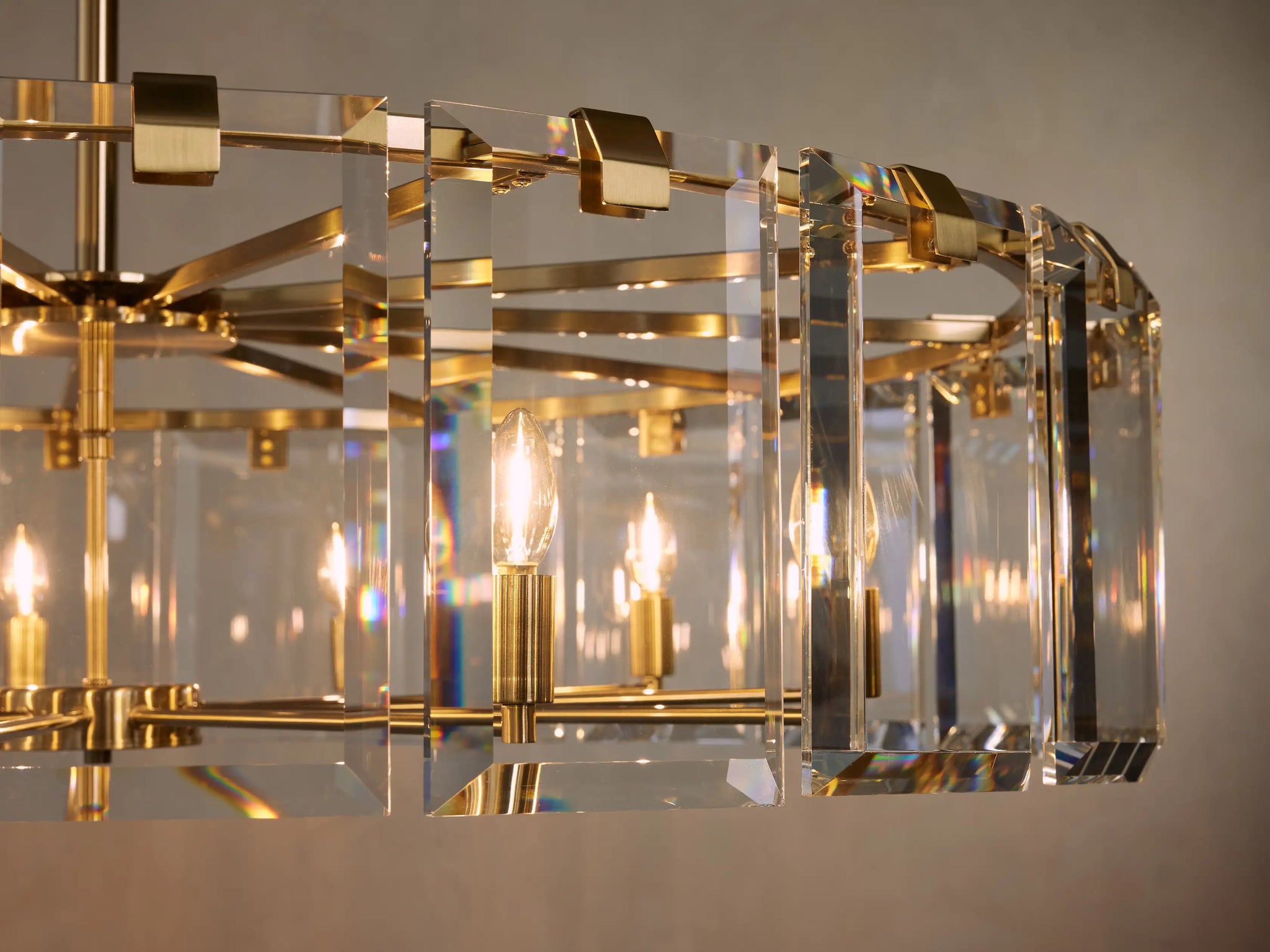 Elegant Amaya Round Chandelier 30" 38" 48" - CasaraHouse