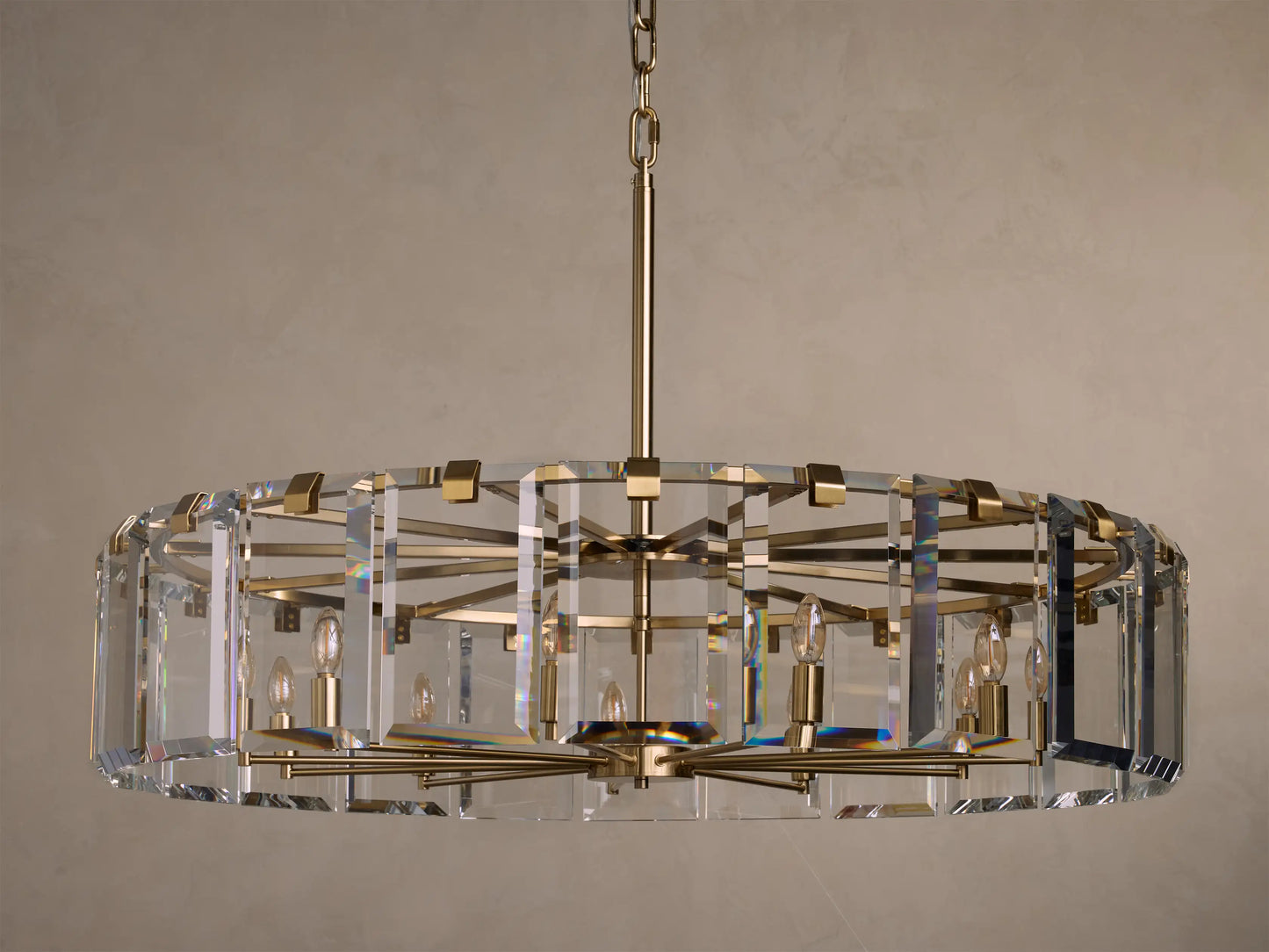 Elegant Amaya Round Chandelier 30" 38" 48" - CasaraHouse