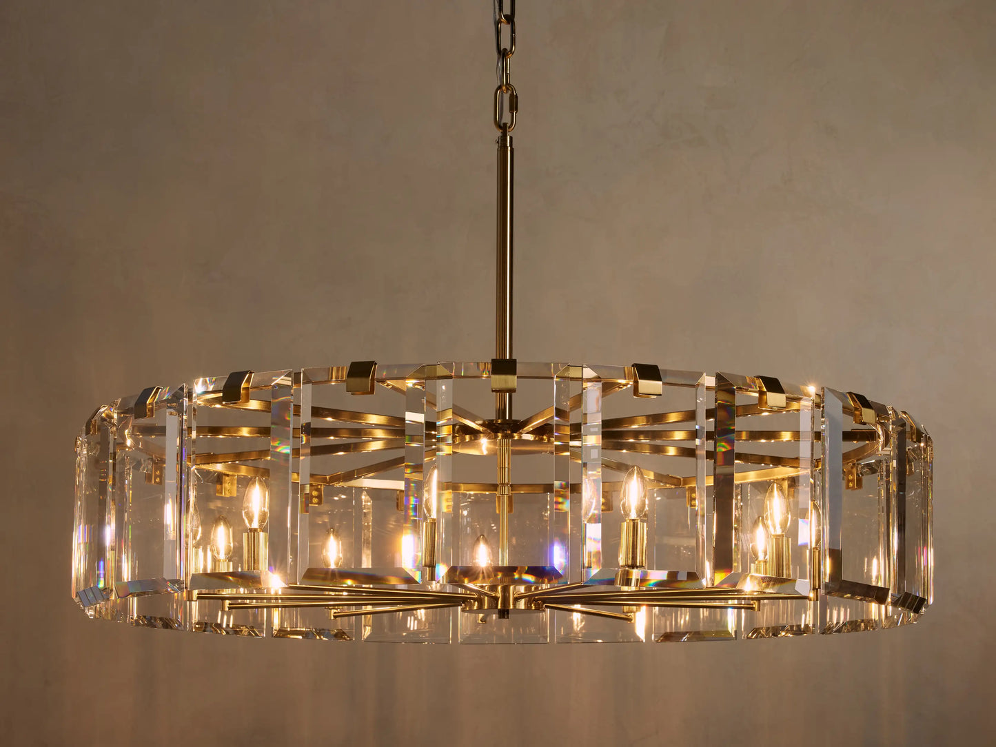 Elegant Amaya Round Chandelier 30" 38" 48" - CasaraHouse