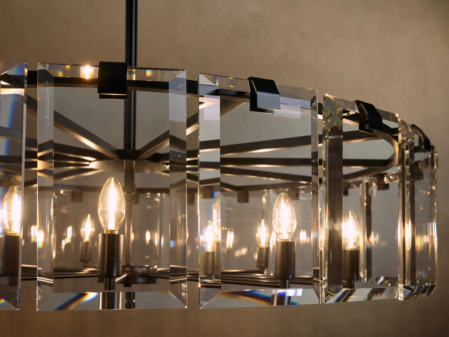 Elegant Amaya Round Chandelier 30" 38" 48" - CasaraHouse
