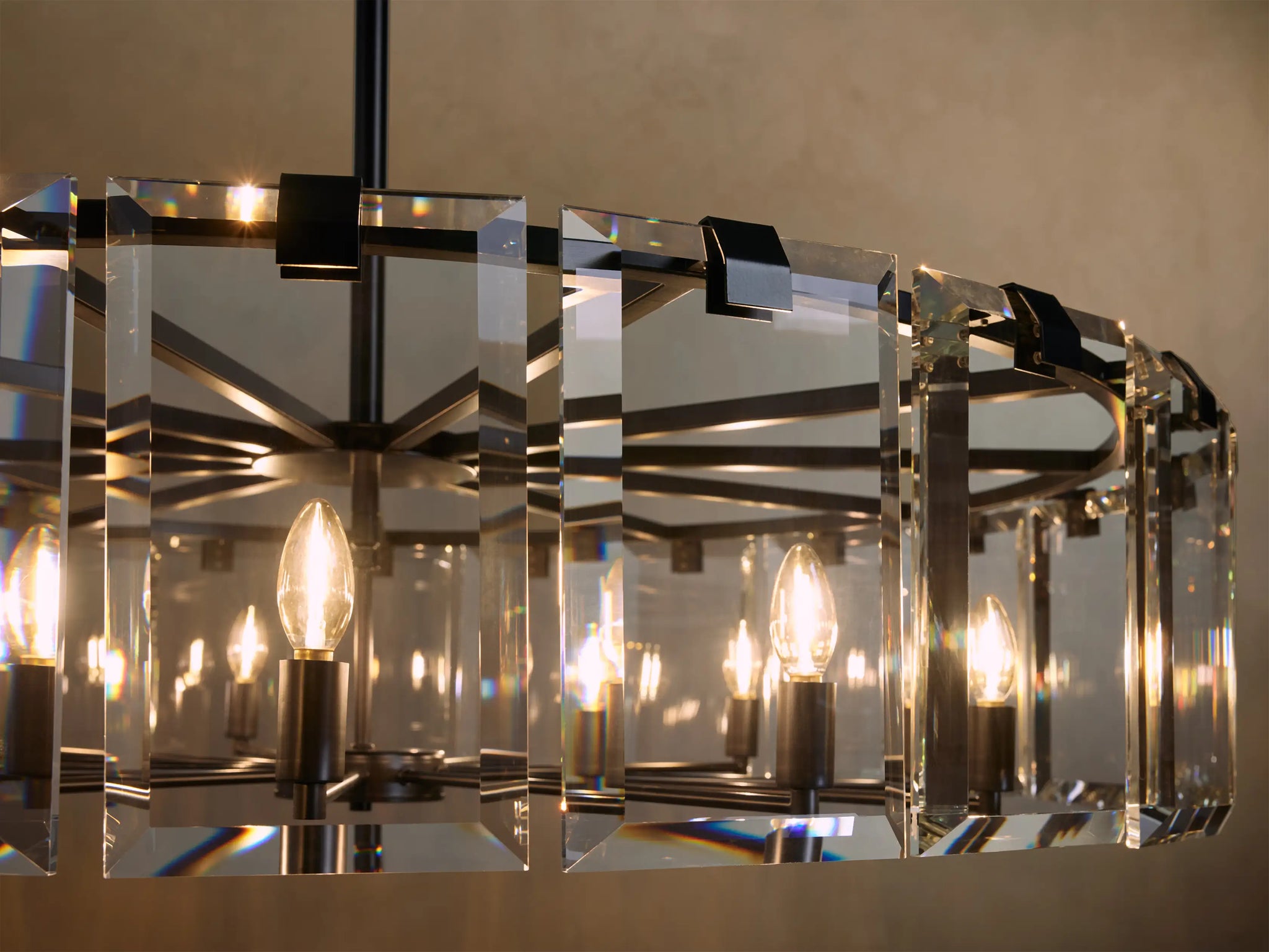 Elegant Amaya Round Chandelier 30" 38" 48" - CasaraHouse