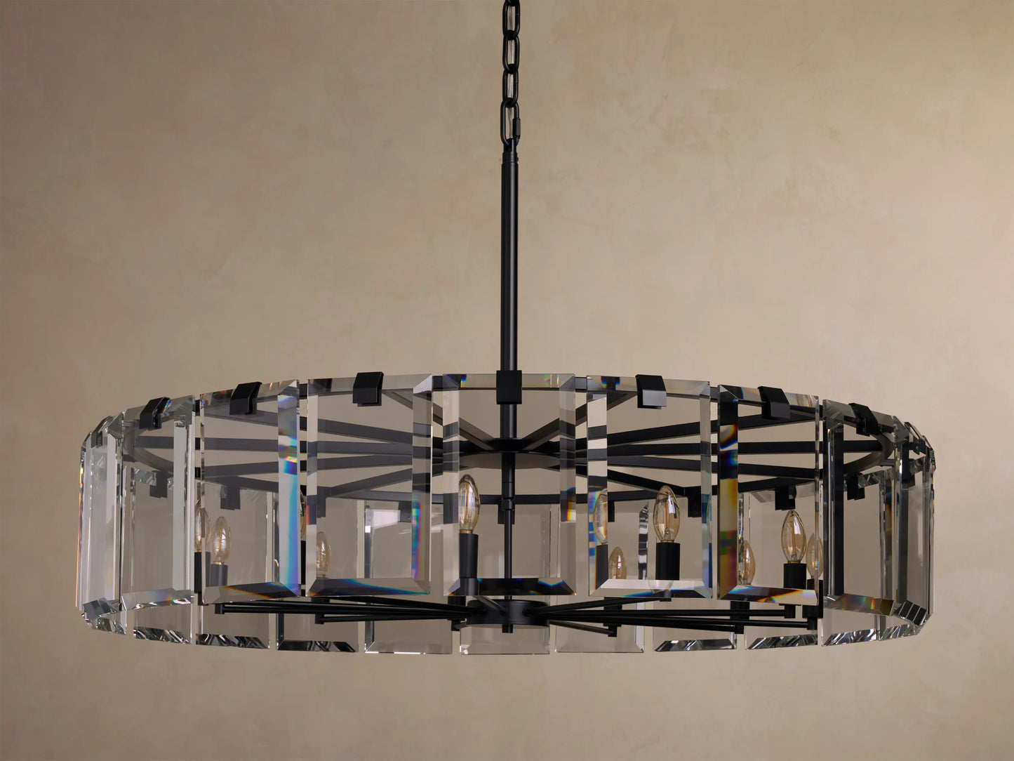 Elegant Amaya Round Chandelier 30" 38" 48" - CasaraHouse