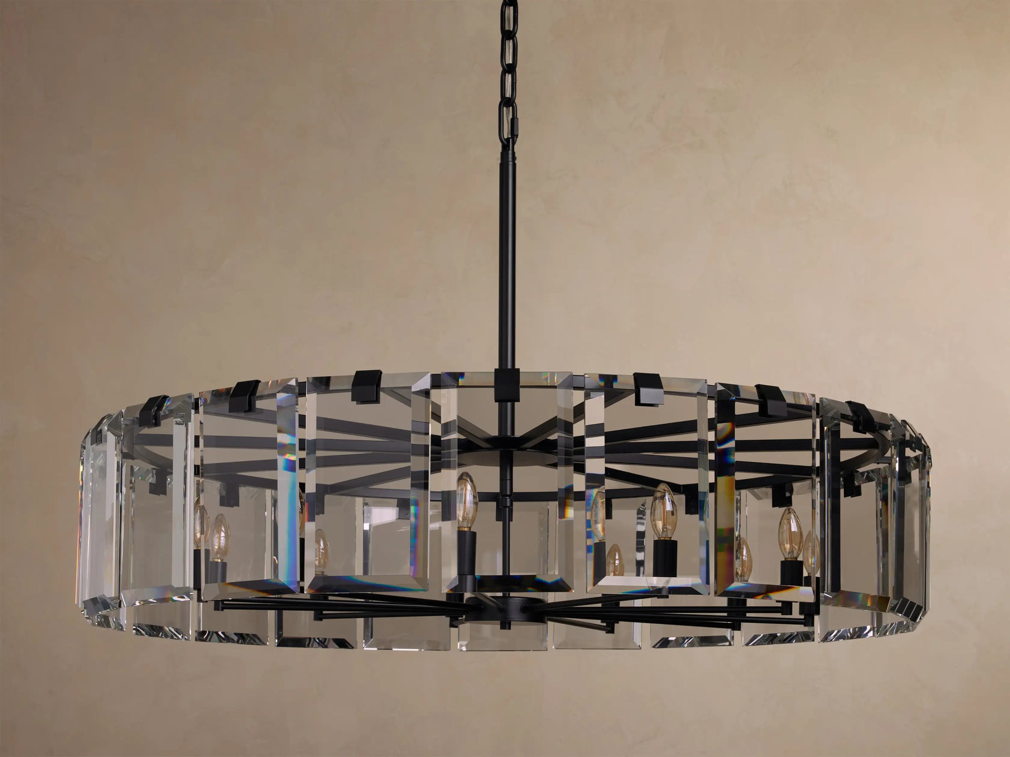 Elegant Amaya Round Chandelier 30" 38" 48" - CasaraHouse