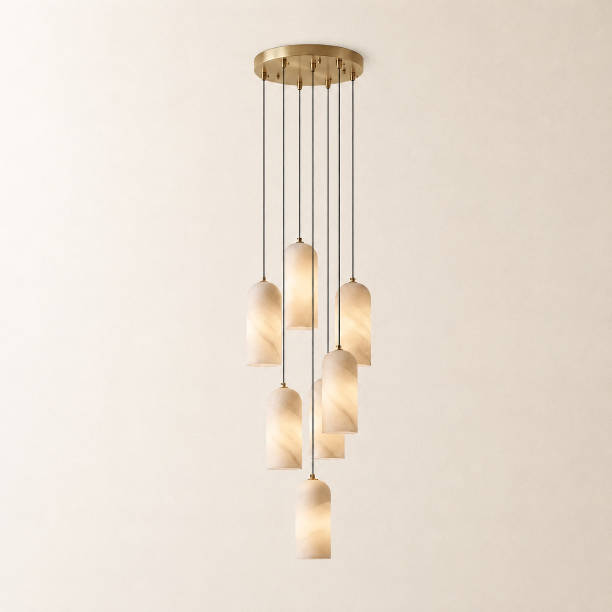 Montira Alabaster Dome Pendant Lamp