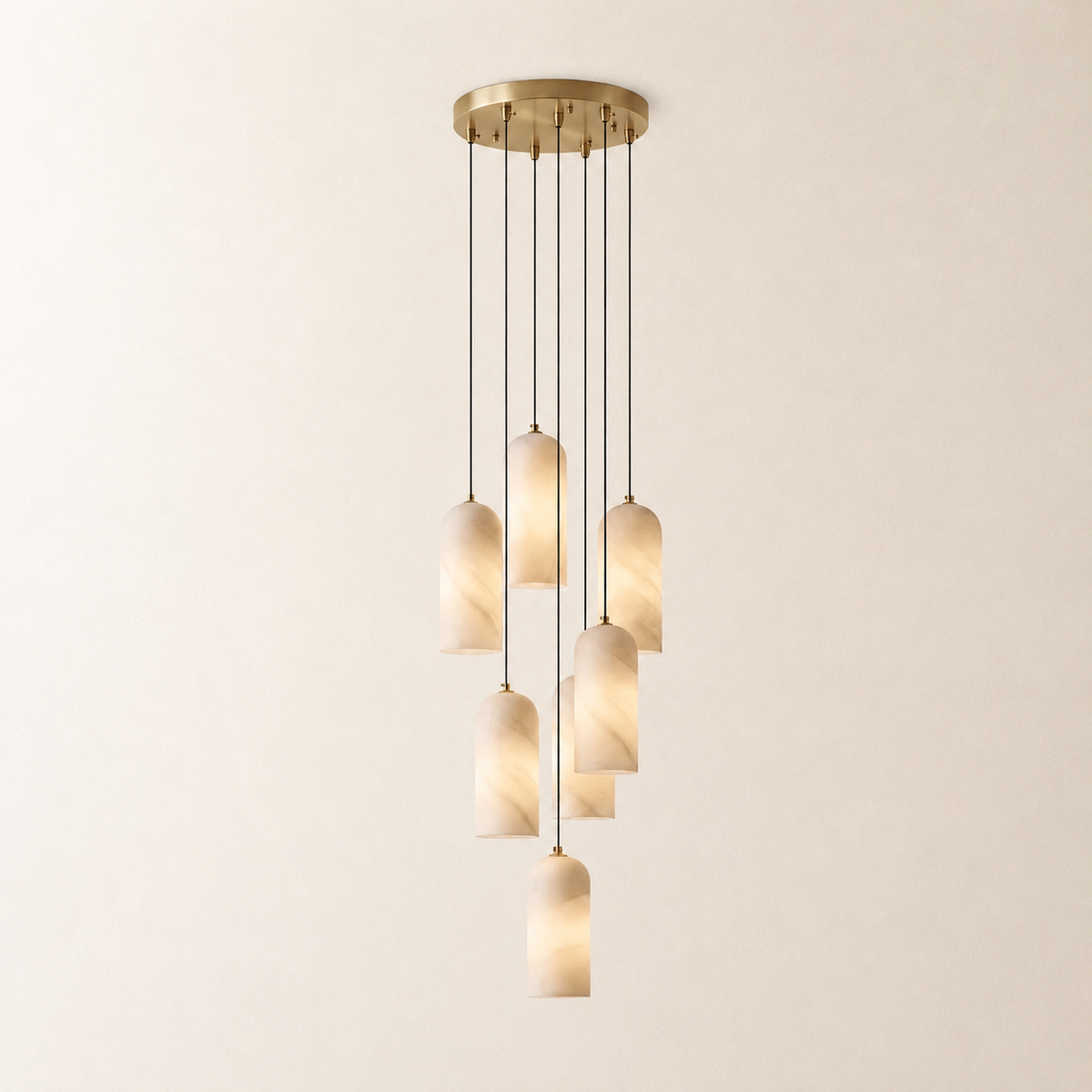Montira Alabaster Dome Pendant Lamp