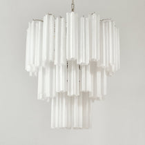 Frosted Glass Tubes Chandelier