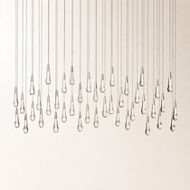 Soltaire Crystal Linear Chandelier 37" 50" 60" 70" 87" 120"W