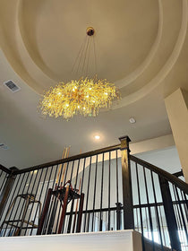 Raindrop Crystal Stunning Tree Branch Crystal Chandelier For Living Dining Room