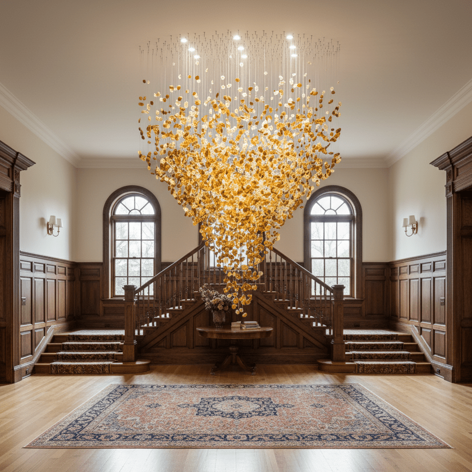 Crystal Stone Chandelier