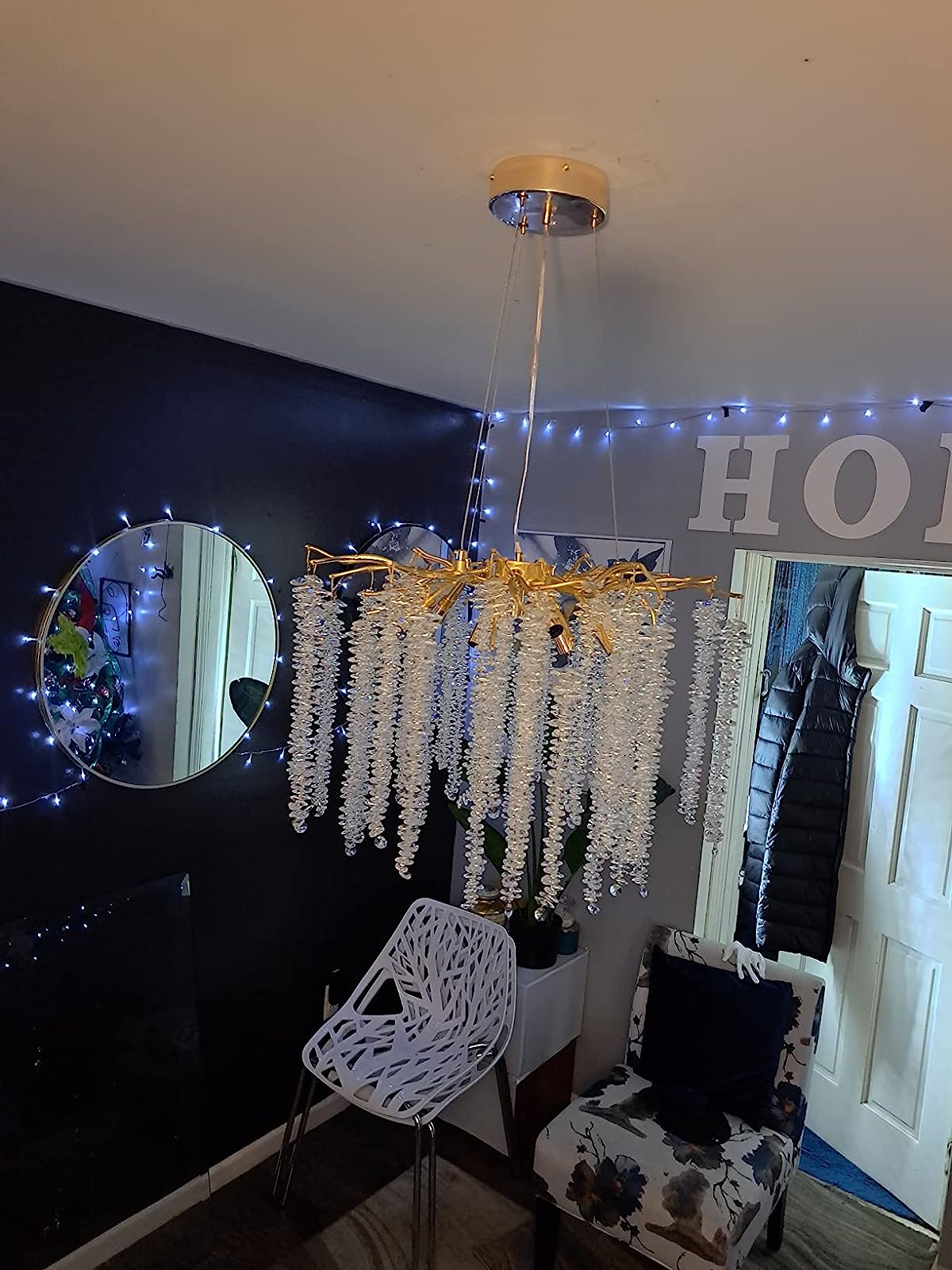 Branch Crystal Icicle Chandelier
