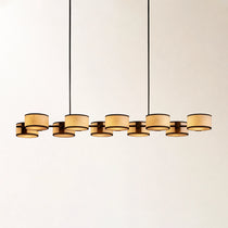 Daphne Fabric Linear Chandelier