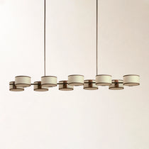 Daphne Fabric Linear Chandelier