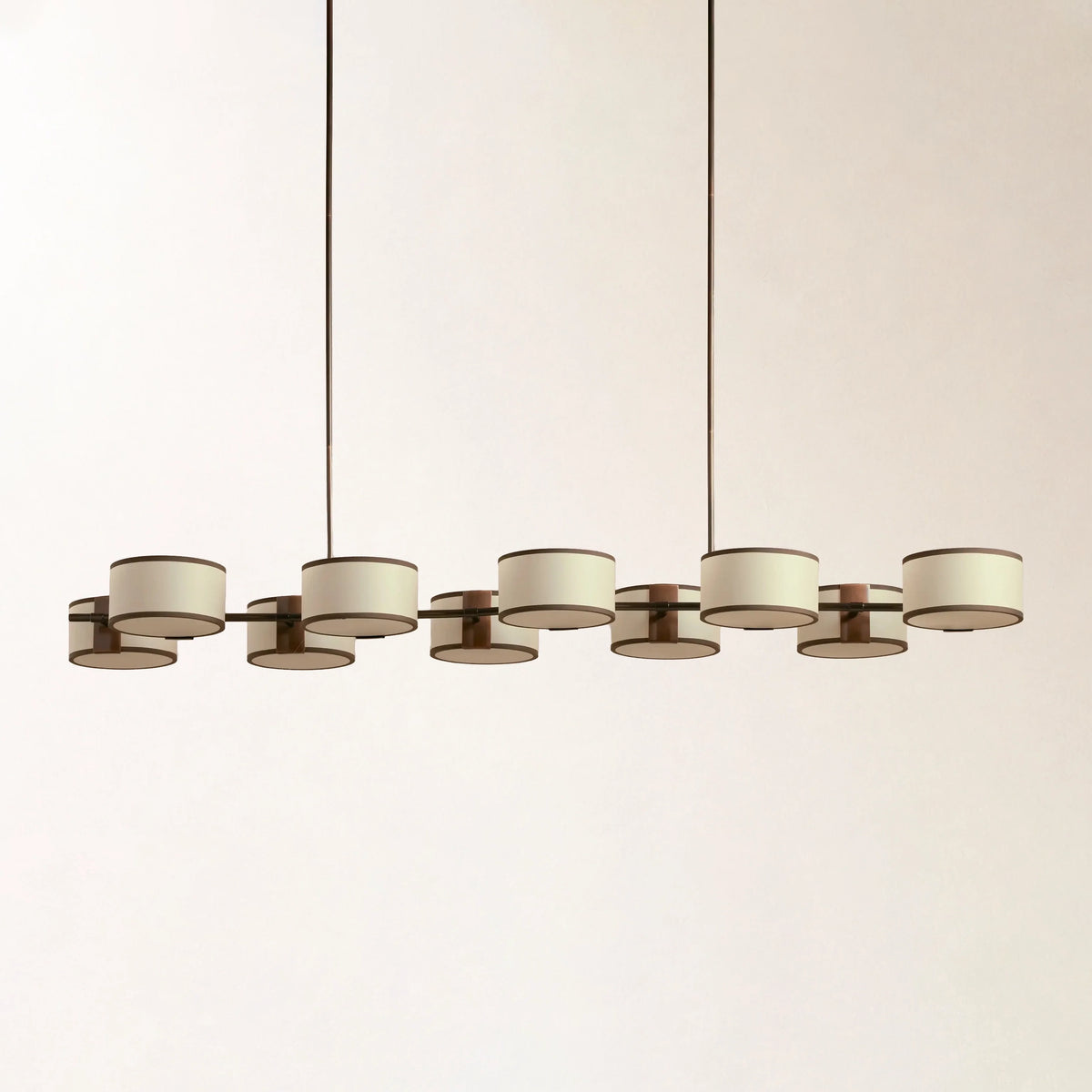 Daphne Fabric Linear Chandelier