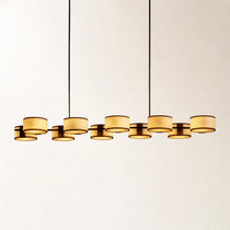 Daphne Fabric Linear Chandelier