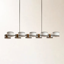 Daphne Fabric Linear Chandelier