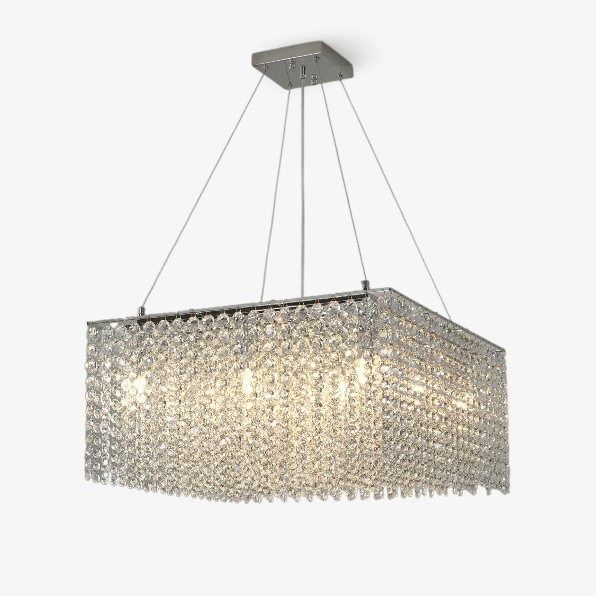 Crystal Frame Chandelier