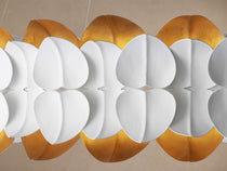 Darla Hand sculpted Leaves Chandelier 39''D
