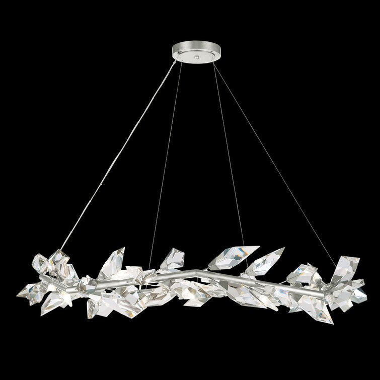 Adison 55"  Round Crystal Chandelier