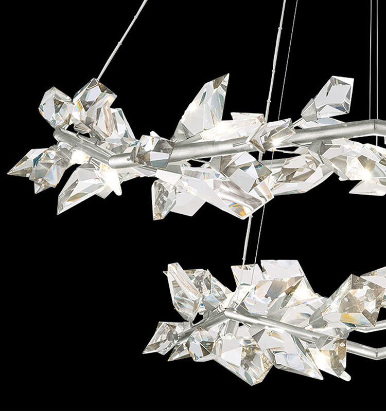 Adison 55" Round Crystal Chandelier